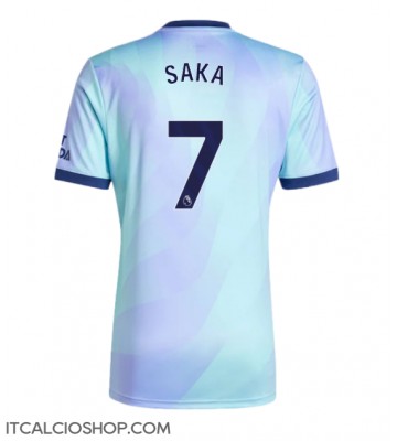 Arsenal Bukayo Saka #7 Terza Maglia 2024-25 Manica Corta